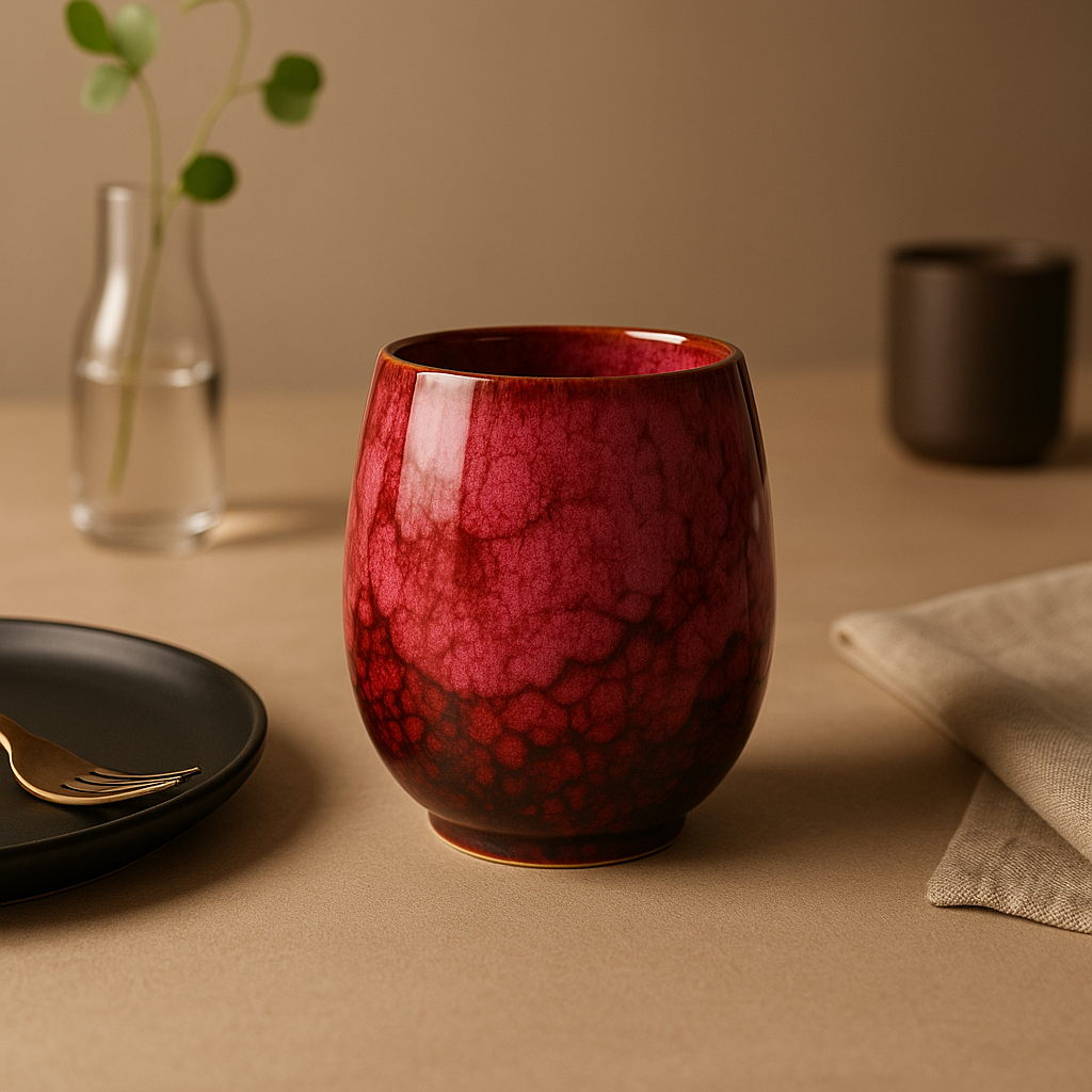 KOOZI Japanese Tea Cup Flowing Lava